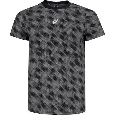 Camiseta ASICS Manga Curta Full Print Cotton - Masculina - Foto 5