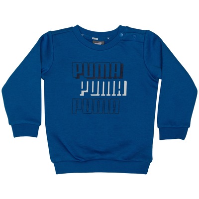 Conjunto de Agasalho Infantil Puma Minicats Alpha Crew Jogger - Foto 2