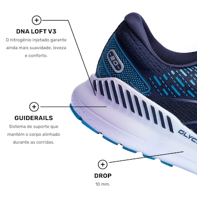 Tênis Brooks Glycerin GTS 20 - Feminino - Foto 6