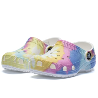 Sandália Crocs Infantil Classic Tie Dye Graphic - Foto 2