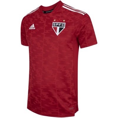Camisa Pré-Jogo do São Paulo 2021 adidas - Masculina - Foto 3