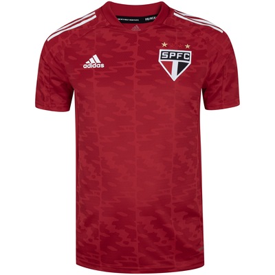 Camisa Pré-Jogo do São Paulo 2021 adidas - Masculina - Foto 1