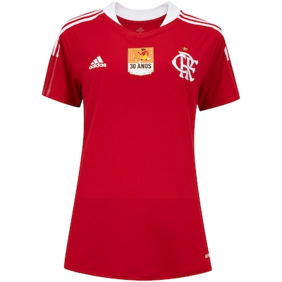 Camisa do Flamengo adidas 30 anos da Copa - Feminina - Foto 1