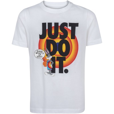 Camiseta Nike Manga Curta Dri-Fit Hemtape Just do It - Júnior - Foto 1