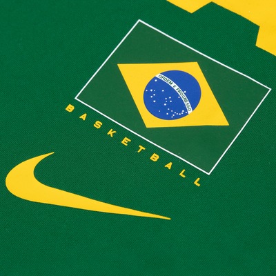 Camiseta Nike Manga Curta Brasil Dri-Fit Team Ss - Masculina - Foto 4
