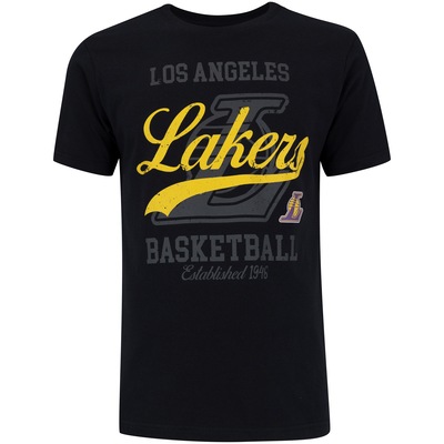 Camiseta Los Angeles Lakers NBA Manga Curta Masculina Estampada N529A - Foto 1