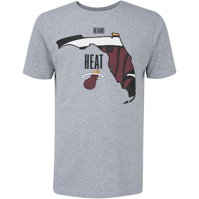 Camiseta NBA Manga Curta Estampada N565A - Masculina - Foto 1