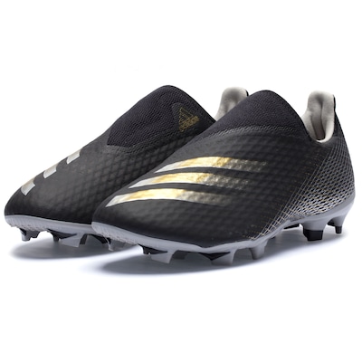 Chuteira de Futebol de Campo adidas X Ghosted.3 LL FG - Júnior - Foto 2