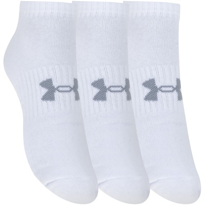 Kit de Meias Under Armour Core Cotton No Show com 3 Pares - Adulto - Foto 3