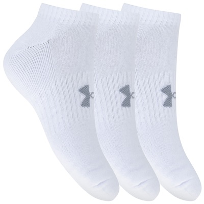 Kit de Meias Under Armour Core Cotton No Show com 3 Pares - Adulto - Foto 1