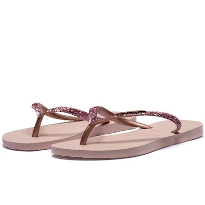 Chinelo Havaianas Slim Glitter II - Adulto - Foto 2