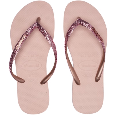 Chinelo Havaianas Slim Glitter II - Adulto - Foto 1