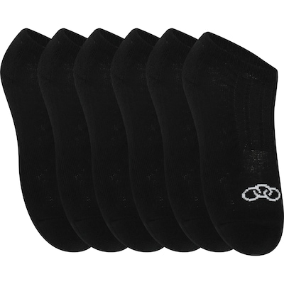 Kit de Meias Invisível Olympikus com 6 Pares 39 a 44 - Adulto - Foto 5