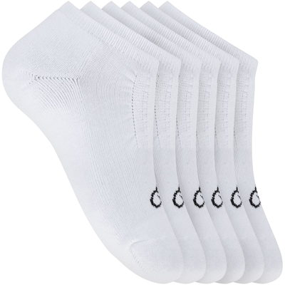 Kit de Meias Invisível Olympikus Sixpk com 6 Pares - Adulto - Foto 1