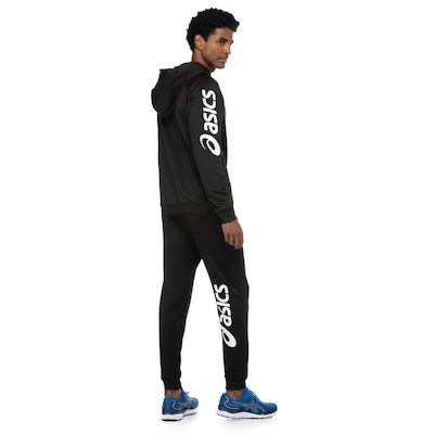 Conjunto de Agasalho ASICS Interlock com Capuz e Zíper - Masculino - Foto 3