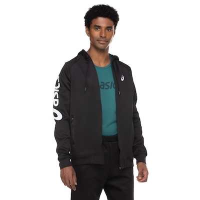 Conjunto de Agasalho ASICS Interlock com Capuz e Zíper - Masculino - Foto 4