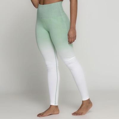 Calça Legging Feminina Oxer Yoga Sem Costura com Baixa Compressão Cós Baixo - Foto 4