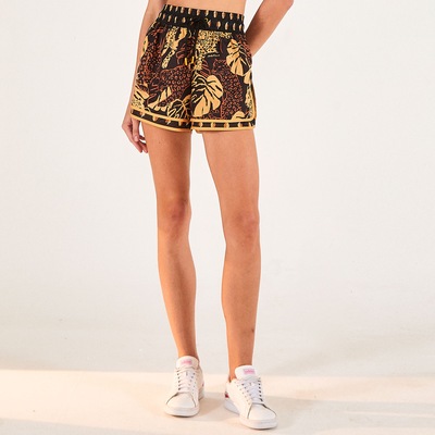 Short Farm Feminino Nylon Onça Cafuné - Foto 1