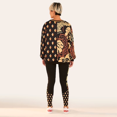 Blusa de Moletom Farm Feminina Oversized Onça Cafuné - Foto 3