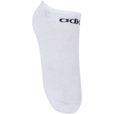 Meia Cano Baixo adidas 1 Par Logo Linear - 39 a 42 - Adulto - Foto 3