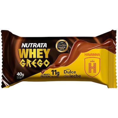 Barra de Proteína Nutrata Grego Bar Havanna Doce de Leite 40g - Foto 1