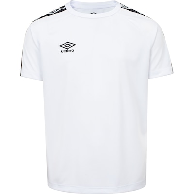 Camisa Umbro Manga Curta Traditional Tape - Juvenil - Foto 1