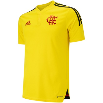 Camisa de Treino Polo do Flamengo Masculina adidas Atletas - Foto 3