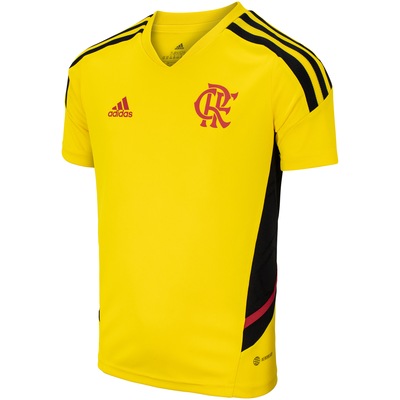 Camisa de Treino do Flamengo adidas Atletas - Infantil - Foto 3