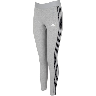 Calça Legging Feminina adidas Algodão 3 Listras - Foto 5