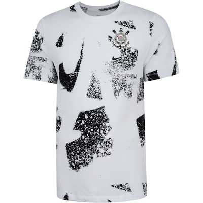 Camiseta do Corinthians Manga Curta Nike Travel Te - Masculina - Foto 1