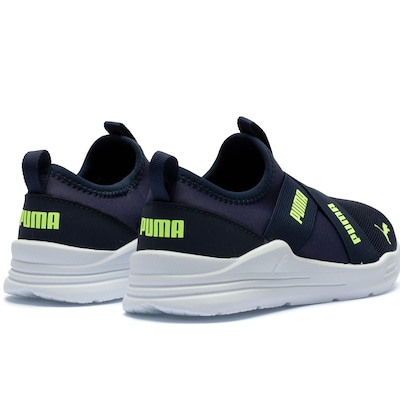 Tenis Puma Wired Run Slip On Ps Bdp Inf - Foto 5