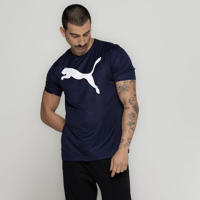 Camiseta Puma Manga Curta Active Big Logo - Masculina - Foto 4