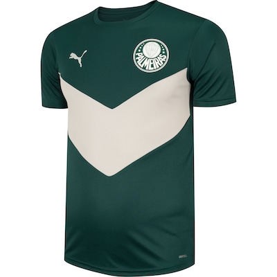 Camiseta do Palmeiras Masculina Puma Sep Prematch Jersey (Escudo) - Foto 3