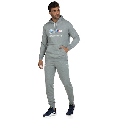 Blusa de Moletom Puma Masculina com Capuz BMW Essentials Fleece - Foto 4