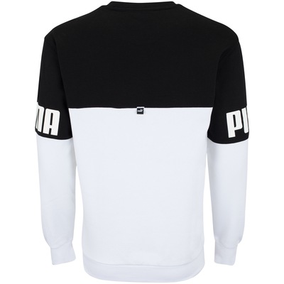Blusa de Moletom Puma Masculina Power Colorblock Crew FL - Foto 6