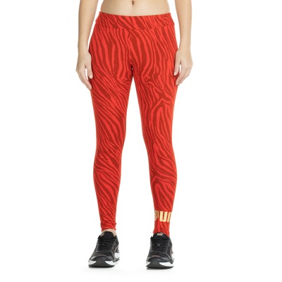 Calça Legging Feminina Puma Essentials Tiger Aop - Foto 2