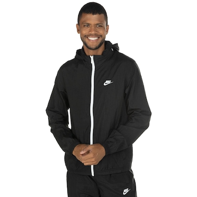 Conjunto de Agasalho Nike com Capuz Sportswear Woven Track Suit Basic - Masculino - Foto 4