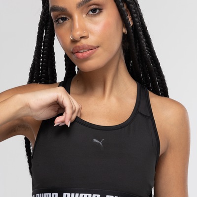 Top Fitness Puma Mid Impact Strong Bra - Adulto - Foto 6
