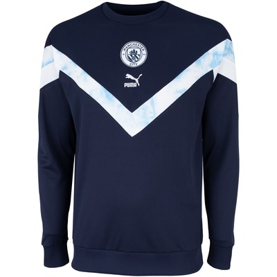 Blusa de Treino Manchester City Puma Iconic Crew - Masculina - Foto 1