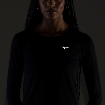 Camiseta Mizuno Manga Longa com Proteção UV - Feminina - Foto 5