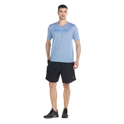 Camiseta Cava Tradicional Oxer Manga Curta Crepe Never Stop - Masculina - Foto 4