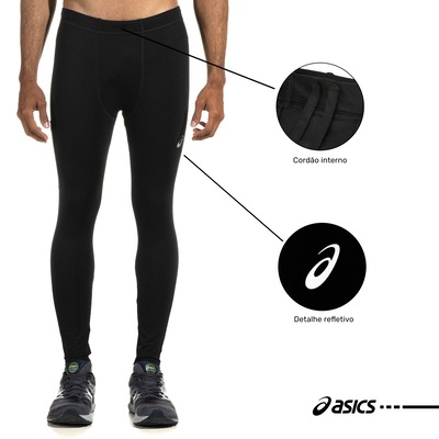 Calça de Compressão Masculina ASICS Standard - Foto 3