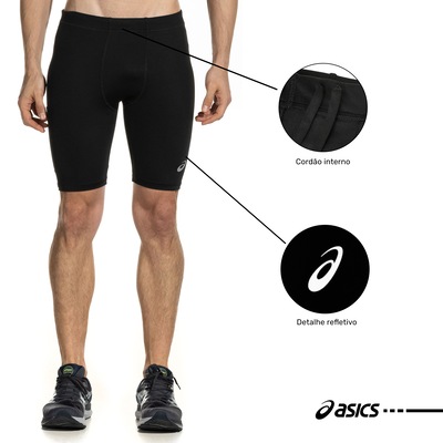 Bermuda ASICS de Compressão Standard - Masculina - Foto 3