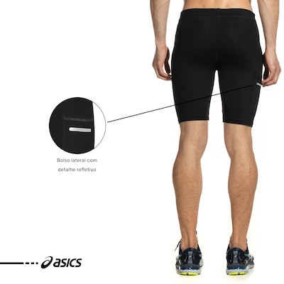 Bermuda ASICS de Compressão Standard - Masculina - Foto 4