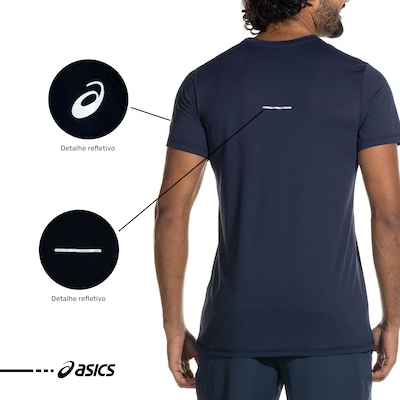 Camiseta ASICS Manga Curta Light Nagoya - Masculina - Foto 4