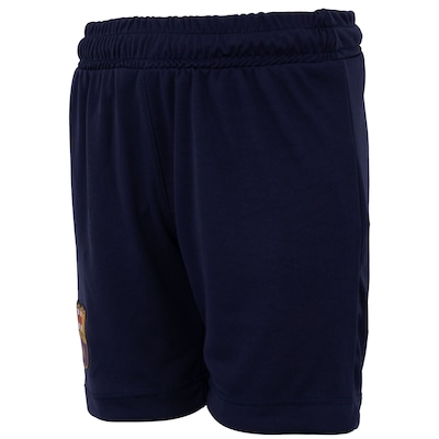 Kit de Uniforme de Futebol Infantil do Barcelona Camisa e Calção - Foto 4