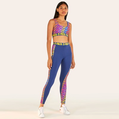 Calça Legging Feminina Farm Recort Mistura Solar - Foto 3