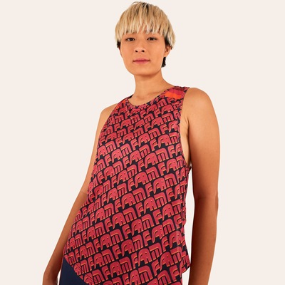 Camiseta Regata Feminina Farm Dry fit Logomania - Foto 6