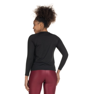 Camiseta Manga Longa Cava Raglan Oxer com Proteção Solar UV Básica - Feminina - Foto 3