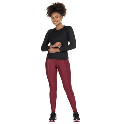 Camiseta Manga Longa Cava Raglan Oxer com Proteção Solar UV Básica - Feminina - Foto 4